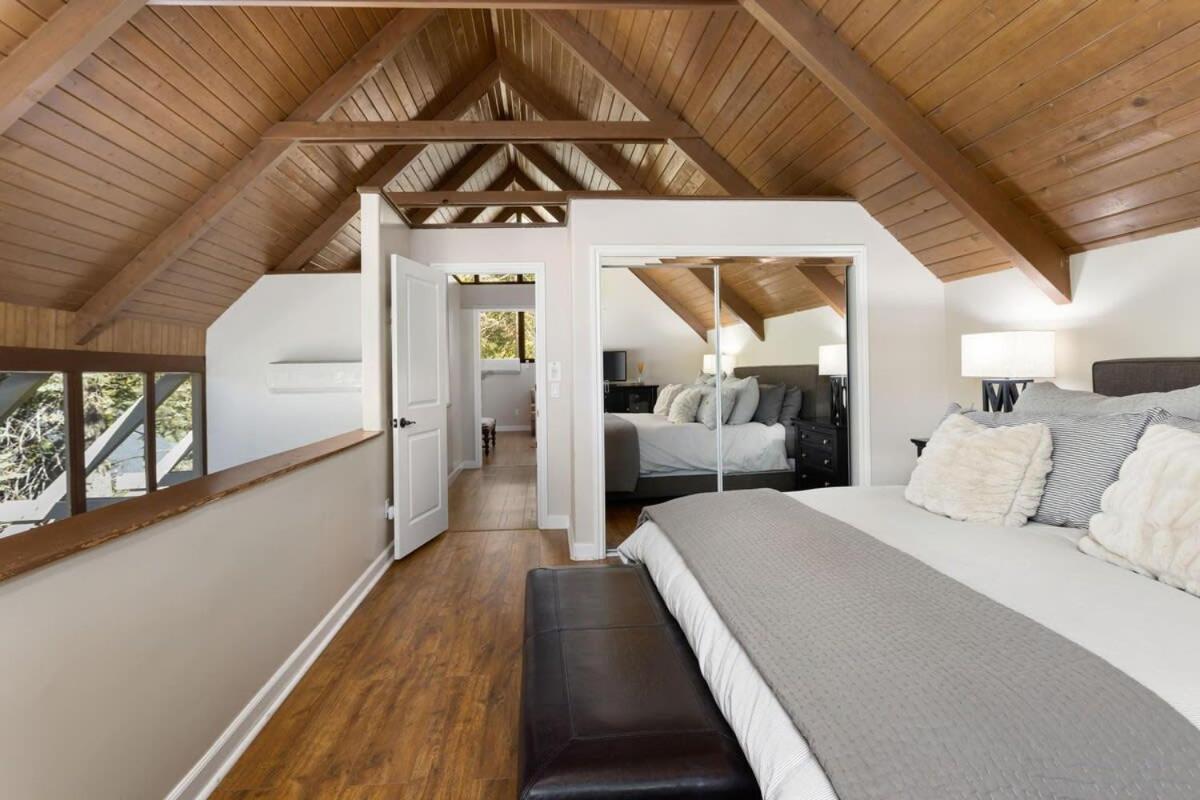 Snowflower Cabin Modern Luxe, 2 Level, 1500 Sqft, Ac, View, Dogs, Walk To Village Lake Arrowhead Exterior foto