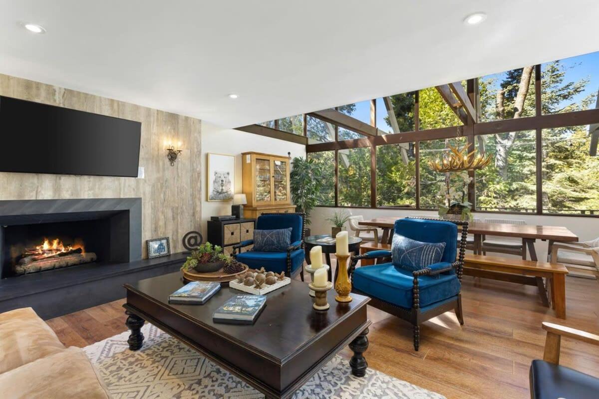Snowflower Cabin Modern Luxe, 2 Level, 1500 Sqft, Ac, View, Dogs, Walk To Village Lake Arrowhead Exterior foto